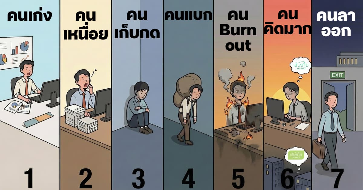 ชาวออฟฟิศ Check ตัวเองตอนนี้คุณอยู่ใน Stage ไหนกับ
“วงจรมนุษย์ออฟฟิศ…สู่ขิตอย่างสมบูรณ์”