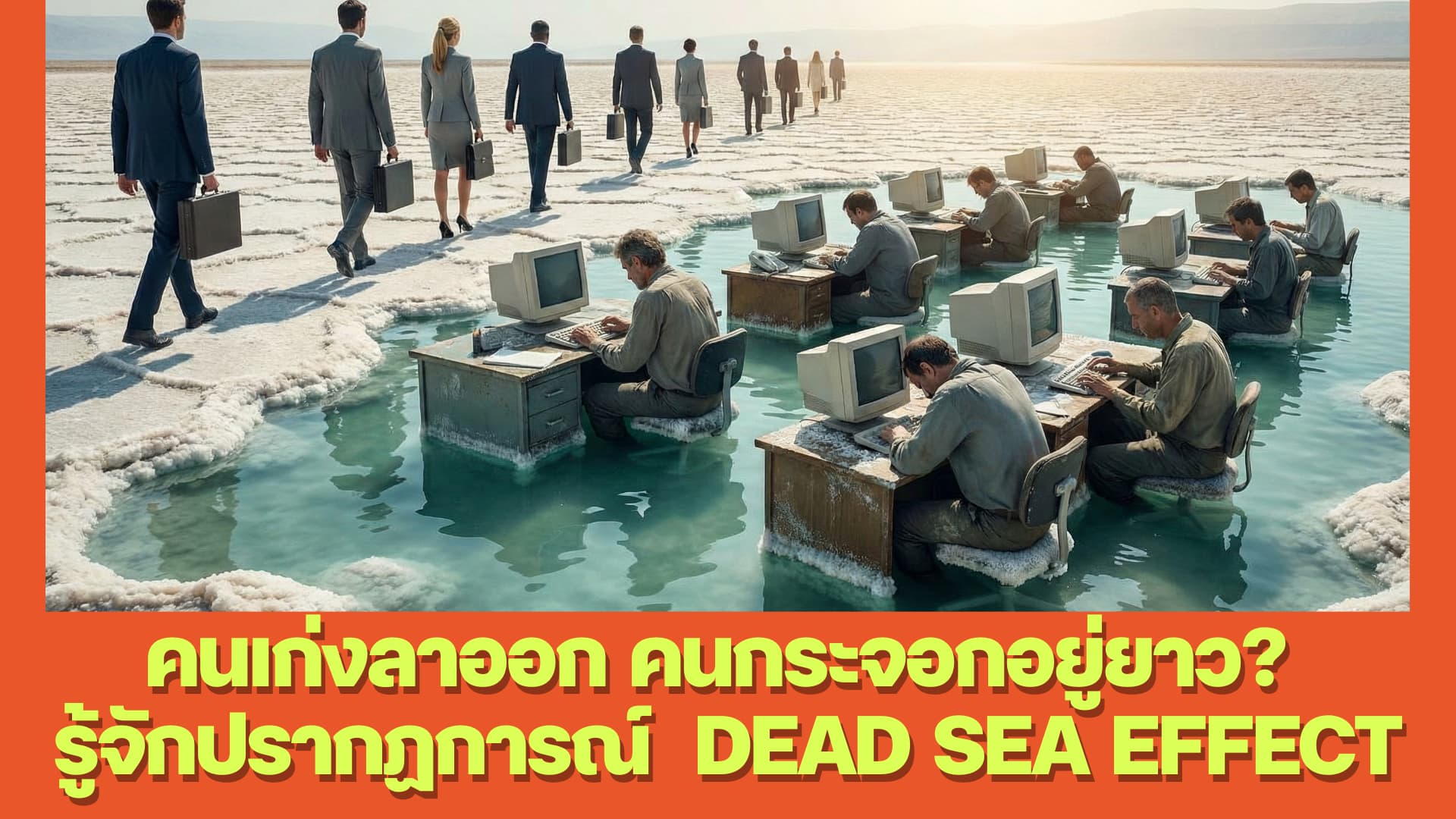 คนเก่งลาออก คนกระจอกอยู่ยาว? 
รู้จักปรากฏการณ์ Dead Sea Effect